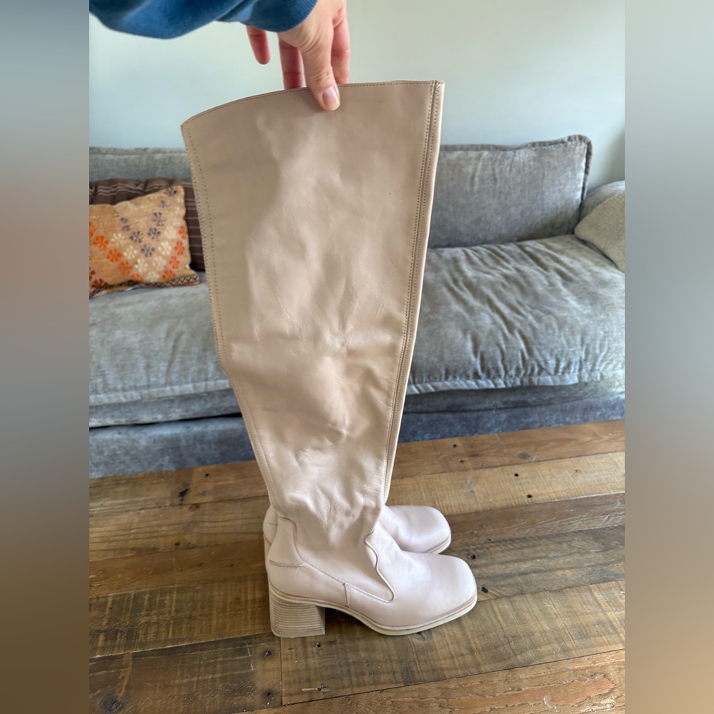Free People Brianna Over the Knee Leather Boots